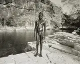 Jon Lewis, Aboriginal Boy in Northern Territory, 1992, Black & White Fibre Print