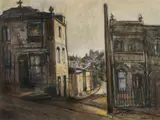 Desiderius Orban, Street Scene