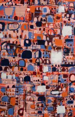 Naomi Hobson, Old Man Brown Yard, 2014, Acrylic on Linen