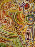 Tjayanka Woods, Minyma Tjuta (Seven Sisters), 2006, Acrylic on Canvas