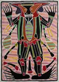 Djambu & Sambo Barra Barra, Devil Devil - Ancestral Being, 2000, Acrylic on Canvas