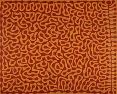 Mitjili Naparrula, Watiya Tjuta at Uwaiki, 2000, Acrylic on Linen