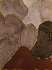 Churchill Cann, Gudbarridiya, 2001, Natural Earth Pigments on Canvas