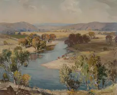 James Ranalph Jackson, Hawkesbury River, Oil on Canvas