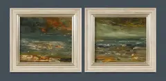 (2) by Geoffrey Dyer, Oil on Canvas (2), sold Oct 2021