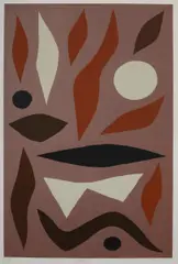 Bushfire by John Coburn, 1983, S/Print 24/50, sold Oct 2021