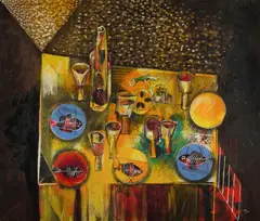 Victor Rubin, Arte e Cucina, 2000/01, Oil on Linen