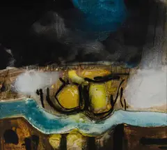 Eva Kubbos, After the Rain, 1968, Oil on Board