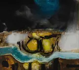 Eva Kubbos, After the Rain, 1968, Oil on Board