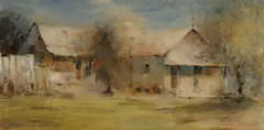 Lionel H Taprell, Summer Haze, Oil on Board
