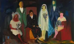 Kevin Hegarty, The Wedding Party, 1971, Oil on Canvas