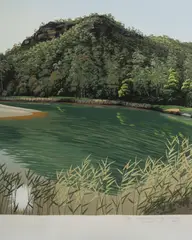David Rose, Riverbend at the Ashram, 1986, S/Print 67/75