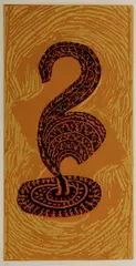 Mitzi Shearer, The Swan That Isn't, 1977, Colour Linocut 8/10