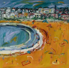 Nada Herman-Witkamp, Coogee Beach, Oil on Canvas