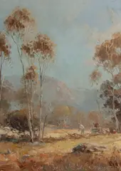 Otto Kuster, Glen Davis (NSW) Summer, 1982, Oil on Canvas Board