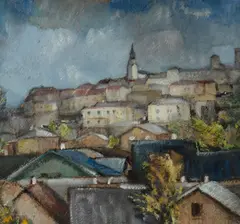 Ants Murakin, Toompea (Tallinn, Estonia), Gouache