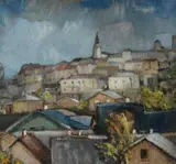 Ants Murakin, Toompea (Tallinn, Estonia), Gouache