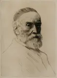 Alphonse Legros, Portrait of George Frederic Watts, 1879, Etching