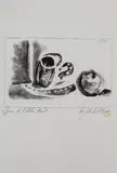 Pablo Picasso, The Cup and the Apple, 1947, Unsigned. Pencil inscription recto 'Epreuve de l'Atelier Mourlot. Og. Lith de P. Picasso.'