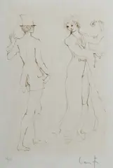 Untitled by Léonor Fini, Etching 36/55, sold Oct 2021