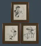 Nguyen Huyen, (3), Ink on Silk (3)