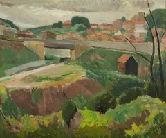 Roland Wakelin, Waverton, 1928, Oil on Board