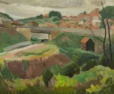 Roland Wakelin, Waverton, 1928, Oil on Board