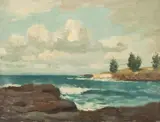 Roland Wakelin, Kiama, c.1958, Oil on Canvas on Board