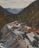Graeme Inson, Mine, Unknown, Located in Tasmania, 1973, Oil on Board