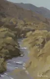 Graeme Inson, Thredbo River, 1999, Oil on Canvas on Board