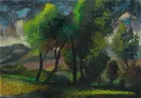 George Duncan, In Kangaroo Valley,' c, 1950, Oil on Board