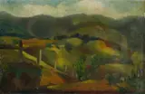 George Duncan, Cloud Shadows, Jamberoo, Oil on Canvas on Board
