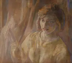 Helga by Arthur Murch, circa 1961, Oil on Canvas, sold Sep 2021