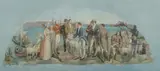 Arthur Murch, Study for Project Mural of the Macarthur Family, 1929/30, Oil on Canvas