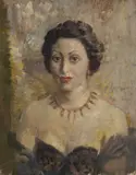 Arthur Murch, Portrait of Phyllis Brodziak, circa 1939, Oil on Canvas