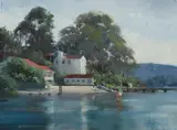 Bayview by Allan Waite, Oil on Canvas on Board, sold Sep 2021