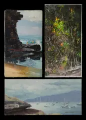 (3) by Allan Waite, Oil on Canvas on Board (3), sold Sep 2021