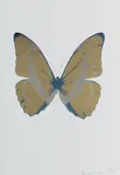 The Souls III - Hazy Gold/Silver Gloss/Frost Blue by Damien Hirst, 2010, Three Colour Foil Block Print 11/15, sold Sep 2021