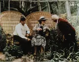 Joseph Beuys, Meeting of Lady Roseberry, Joseph Beuys & Buckminster Fuller, 1980, Photolithograph 217/400
