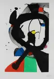 Joan Miró, La Femme Du Marin (The Sailor's Wife)' from 'The People of the Sea' series, 1981, Authenticated & signed in pencil by Emilio F. Miro verso