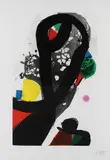 Joan Miró, La Veuve Du Corsaire (The Corsair's Widow)' from 'The People of the Sea' series, 1981, Authenticated & signed in pencil by Emilio F. Miro verso