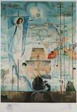 Discovery of America by Salvador Dalí, Colour Lithograph 27/300, sold Sep 2021