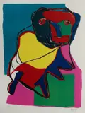 Untitled by Karel Appel, 1969, Colour Lithograph 56/75, sold Sep 2021