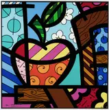 Romero Britto, New York Apple, Serigraph in Colours on Board 16/25