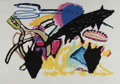 Zadok Ben David, Untitled (Two Headed Fox), 1988, S/Print 95/250