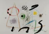 Maravillas (Wonders) III by Joan Miró, 1975, Printed by Poligrafa, Barcelona, Spain, offered Sep 2021