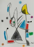 Maravillas (Wonders) XVI by Joan Miró, 1975, Printed by La Poligrafa, Barcelona, Spain, offered Sep 2021