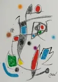 Maravillas (Wonders) X by Joan Miró, 1975, Printed by La Poligrafa, Barcelona, Spain, offered Sep 2021