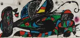 Escultor (Sculptor) - Iran by Joan Miró, 1974, Colour Lithograph, Edition of 1500 (un-numbered), offered Sep 2021