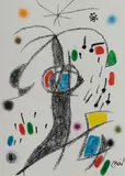 Maravillas (Wonders) XIX by Joan Miró, 1975, Printed by La Poligrafa, Barcelona, Spain, offered Sep 2021